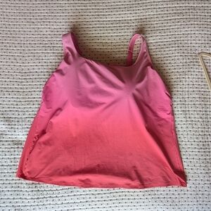 Lands End Tankini 20W DDD Underwire & Swim Skirt 20W